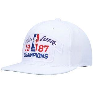 Los Angeles Lakers Mitchell & Ness 1987 Champions Snapback Hat